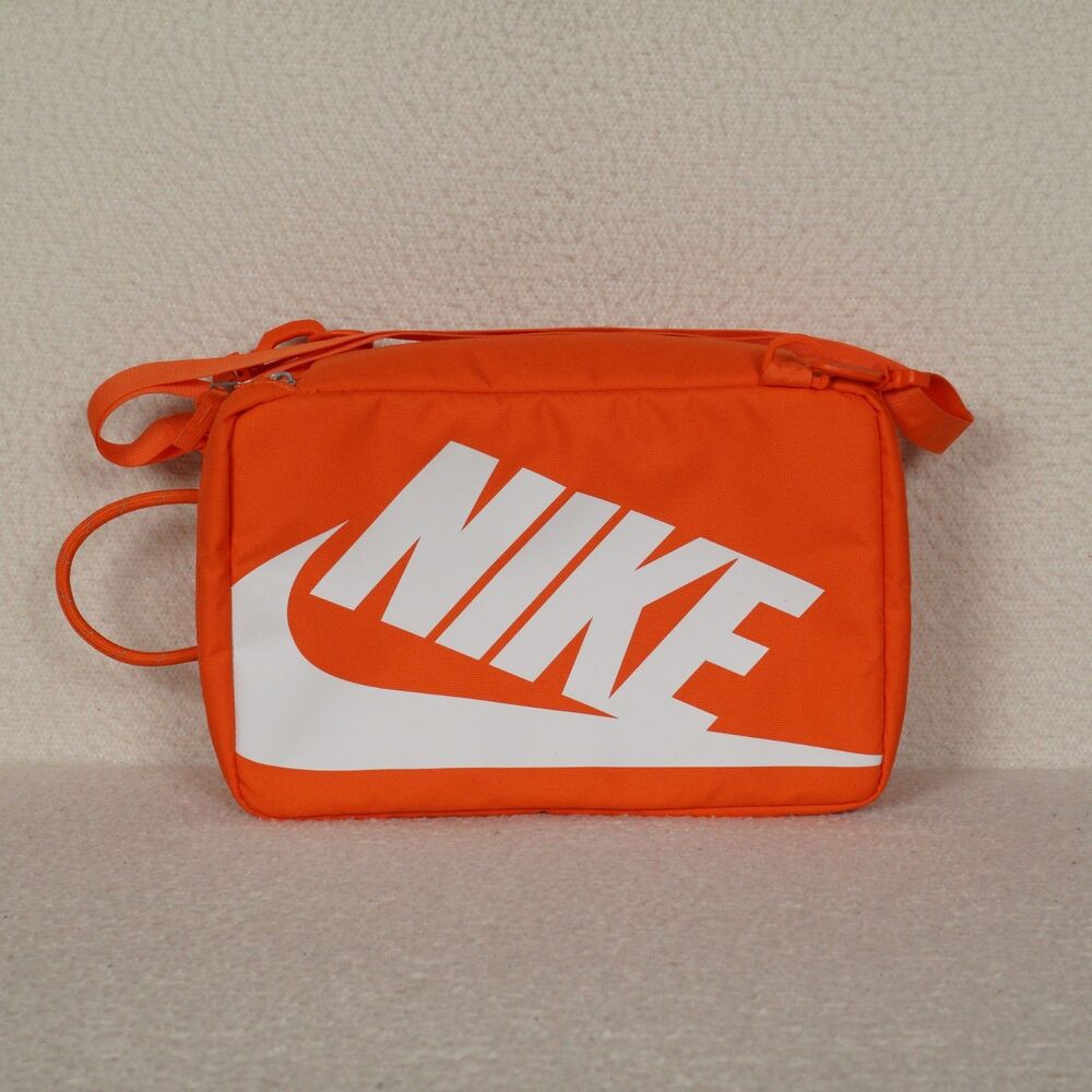 Nike Shoe Box Bag 12L Orange White Crossbody Strap Fits up to Size 11 DA7337-870